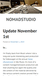 Mobile Screenshot of nomadstudio.de