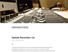 Tablet Screenshot of nomadstudio.de